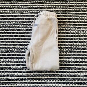 🌿Fear of God Kids Boys Light Oatmeal Distressed Cinched Waist Sweatpants 6/7Y